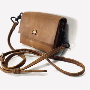 Leather Brown Crossbody Purse